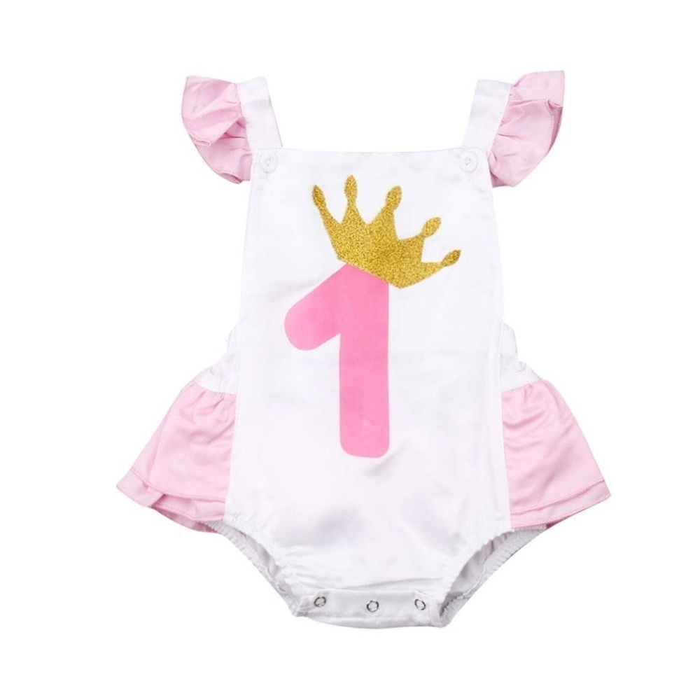 NWOT 1st Birthday Romper size 70 (6–12m)